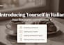 help you practise italian conversation